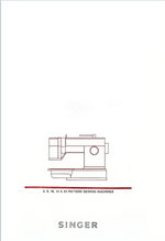 Singer 5/8/10/13/22 Pattern Machines Instruction Manual