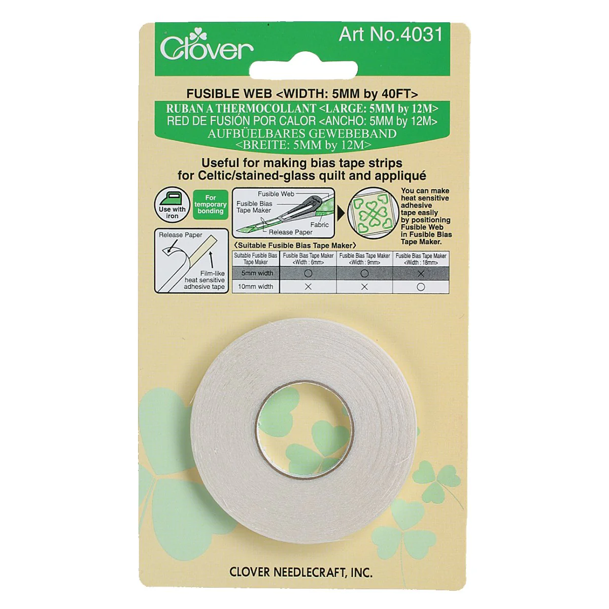Fusible Web 5mm (1/4" x 40')