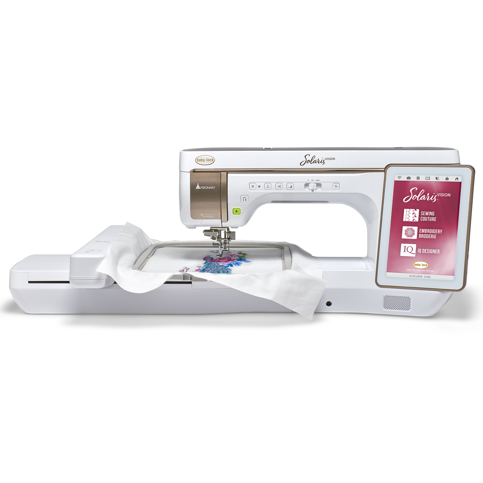 (A) Baby Lock Solaris Vision Embroidery and Sewing Machine