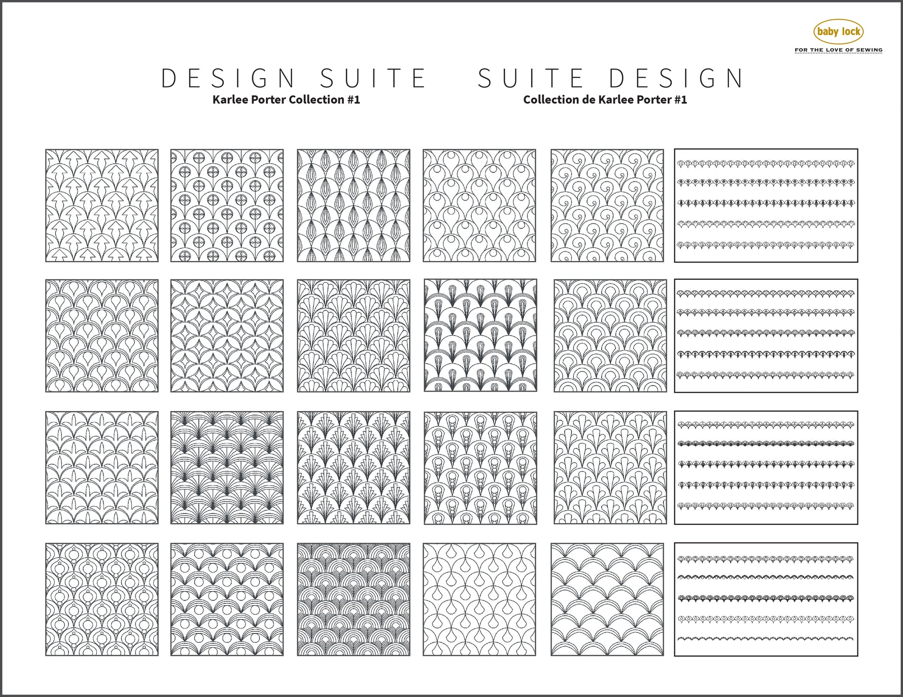 Baby Lock Fills & Motifs Karlee Porter Collection