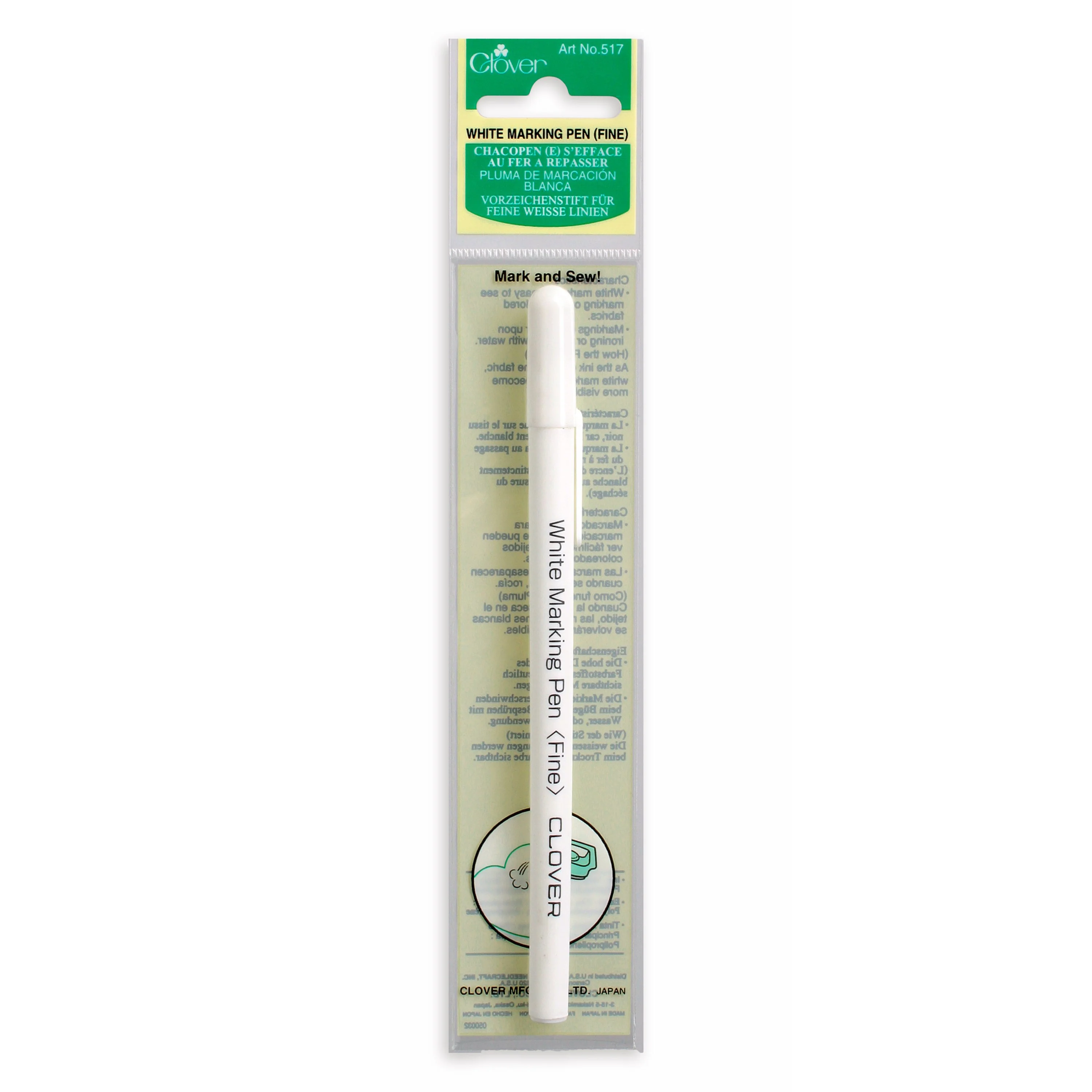 Clover White Ink Water Soluble Pen