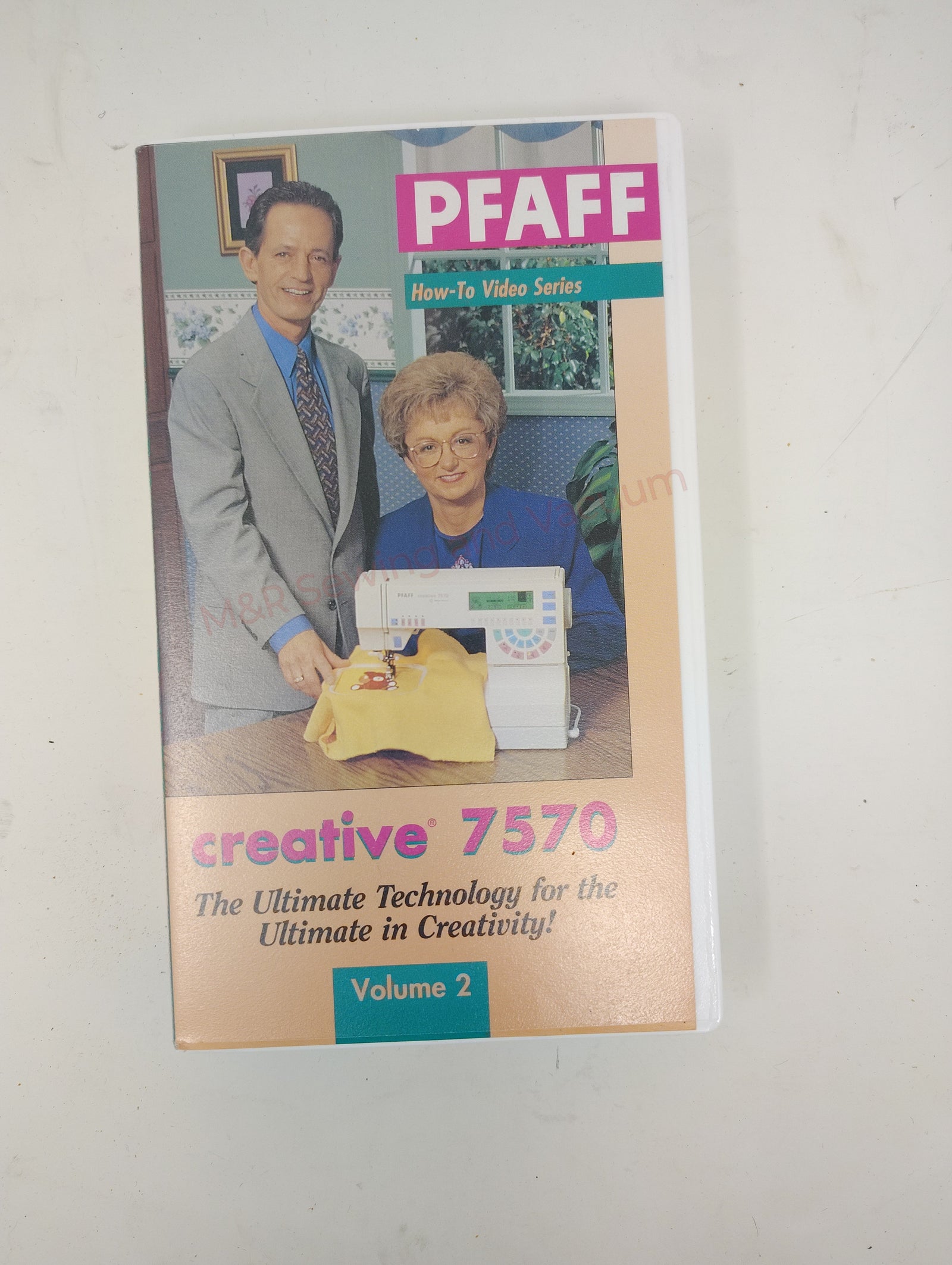 VHS Video Tape, Pfaff 7570, Volume 2