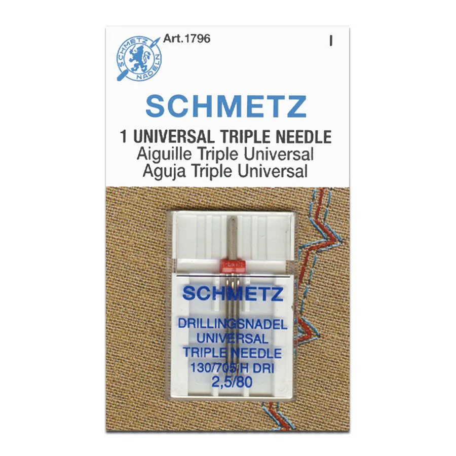 Schmetz Triple Needle - 2.5mm/80