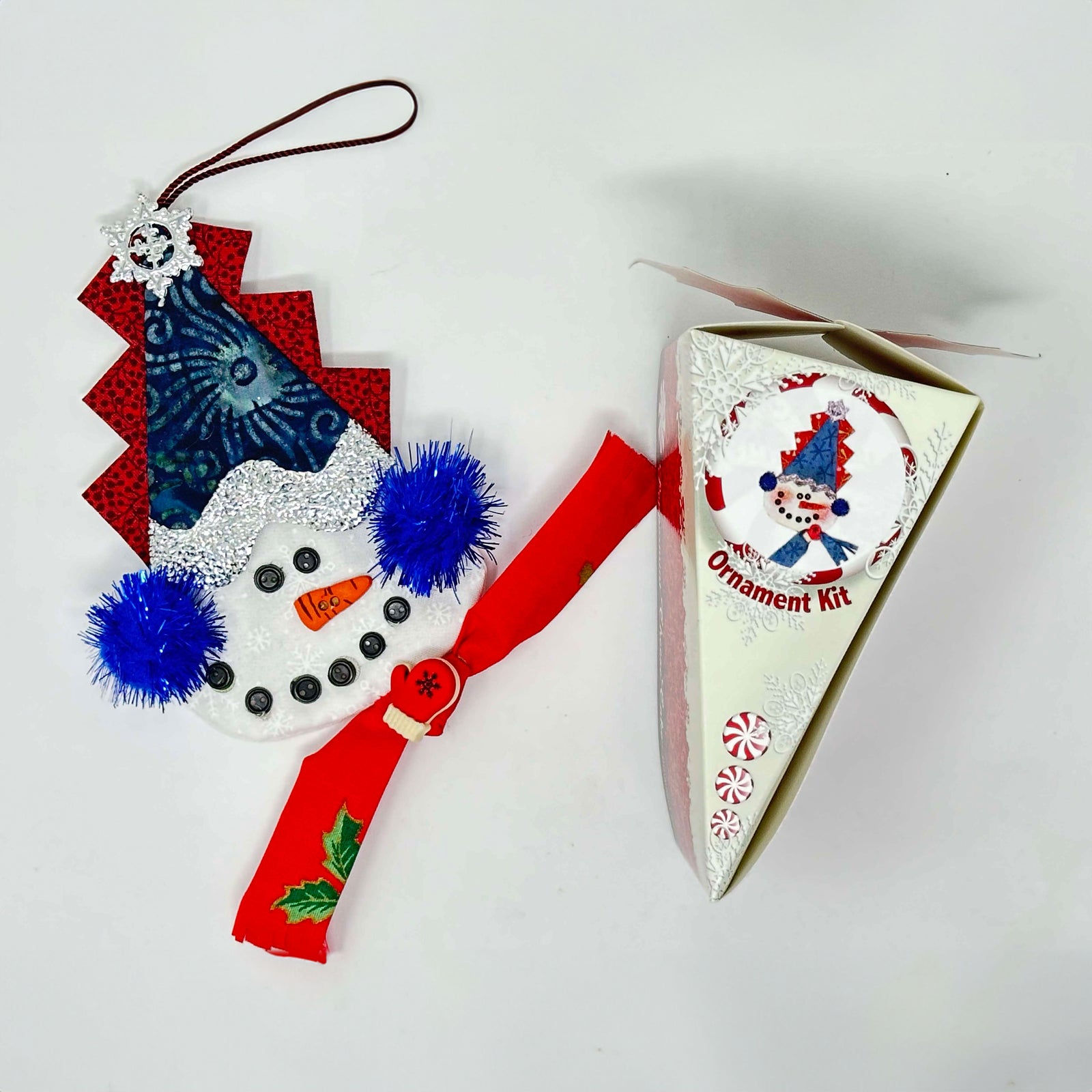Snowman Peppermint Cheesecake Ornament Kit