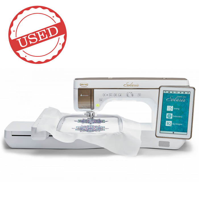Used Baby Lock Solaris Sewing and Embroidery Machine