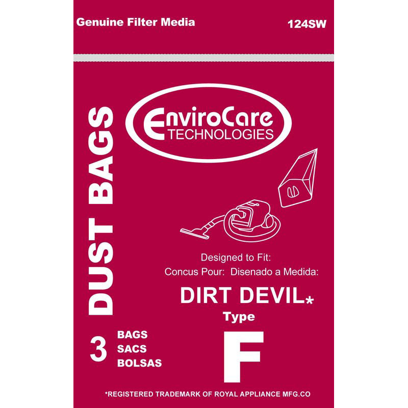 Type F Royal Replacement Bags - 3/pk