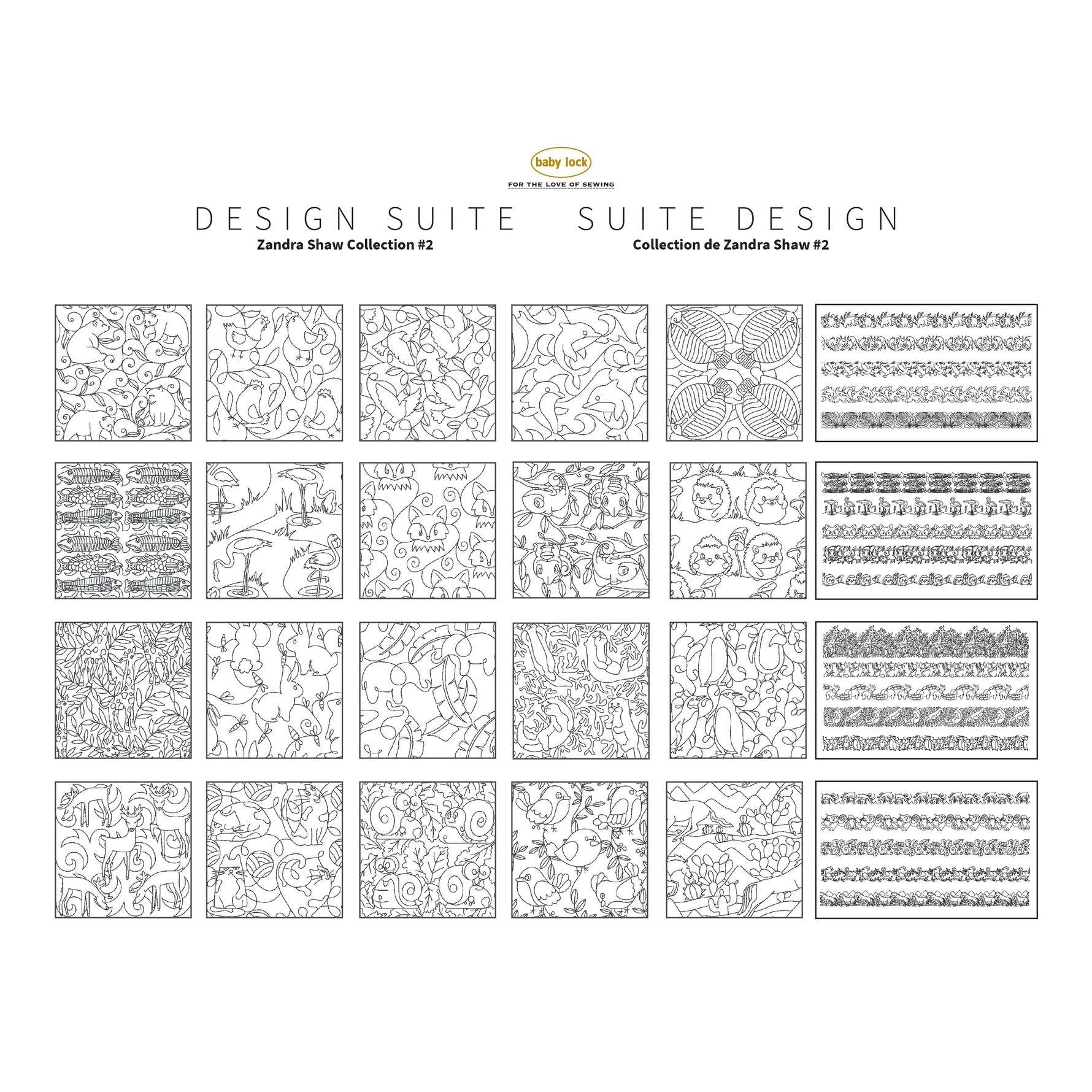 Baby Lock Fills & Motifs Zandra Shaw Collection No 2