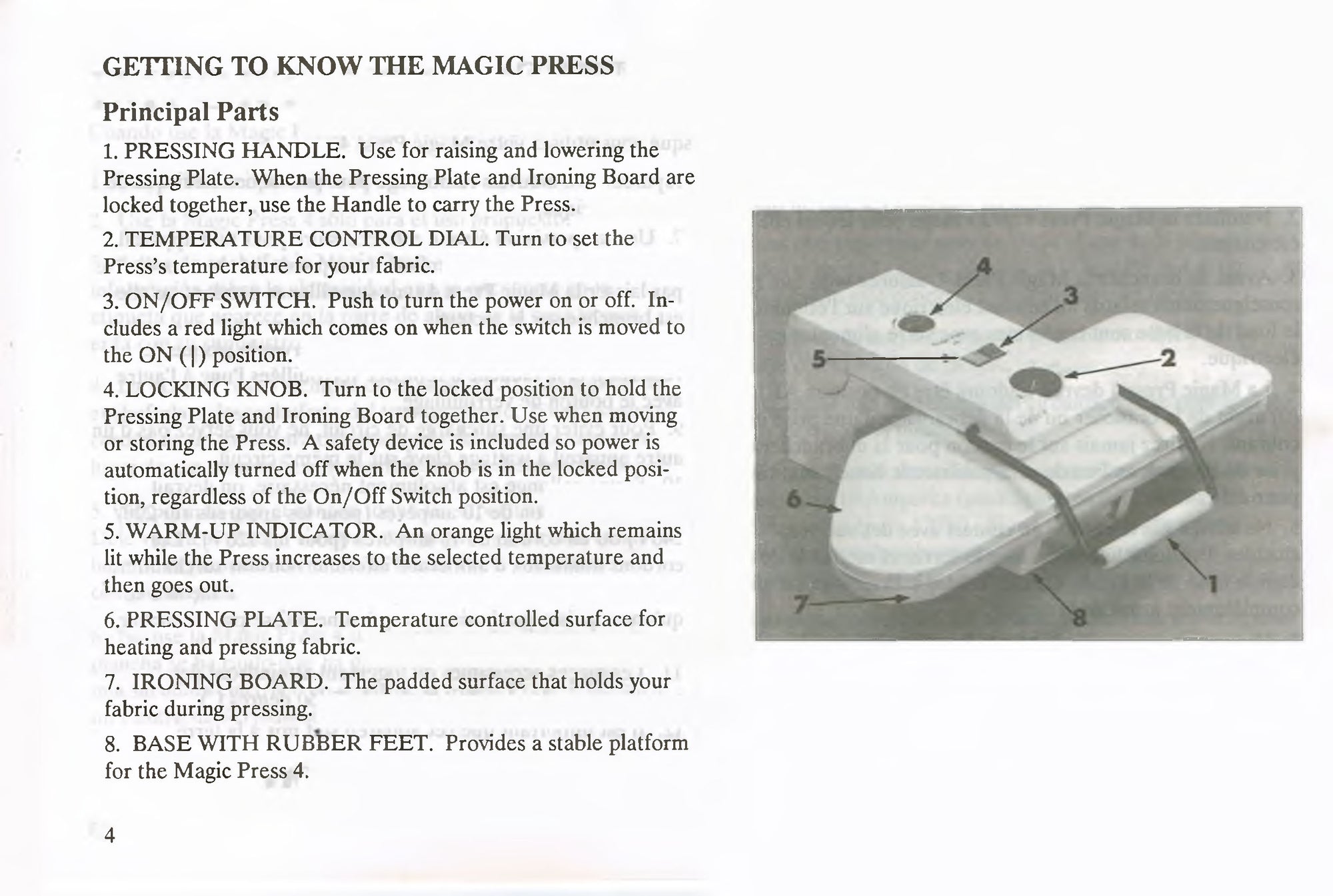 Singer Magic Press 4 Instruction Manual