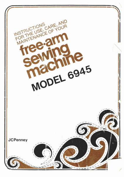 JC Penny 6945 Instruction Manual