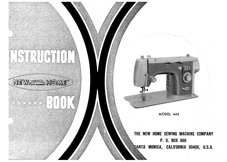 New Home 444 Instruction Manual