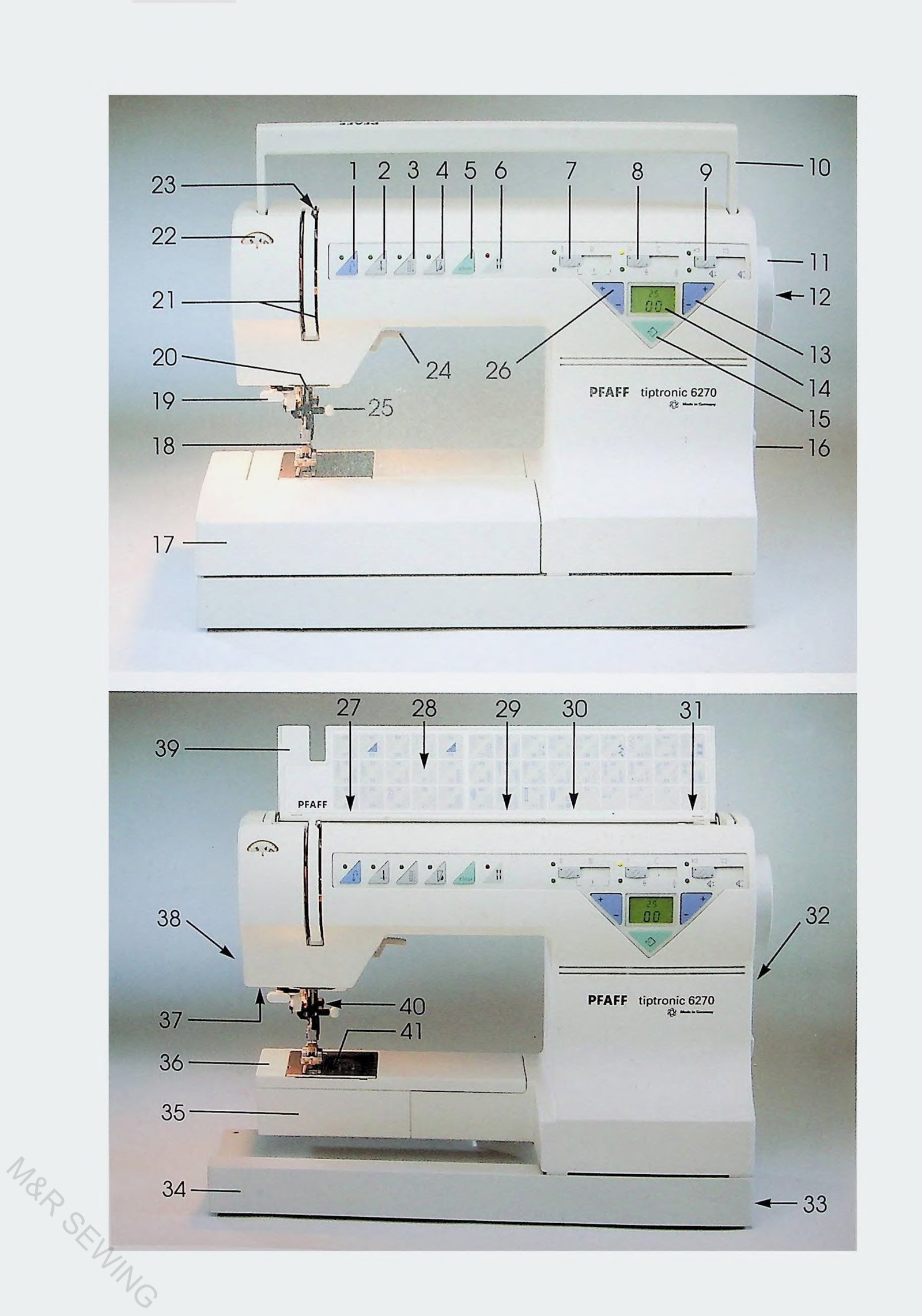 Pfaff Tiptronic 6270 Instruction Manual