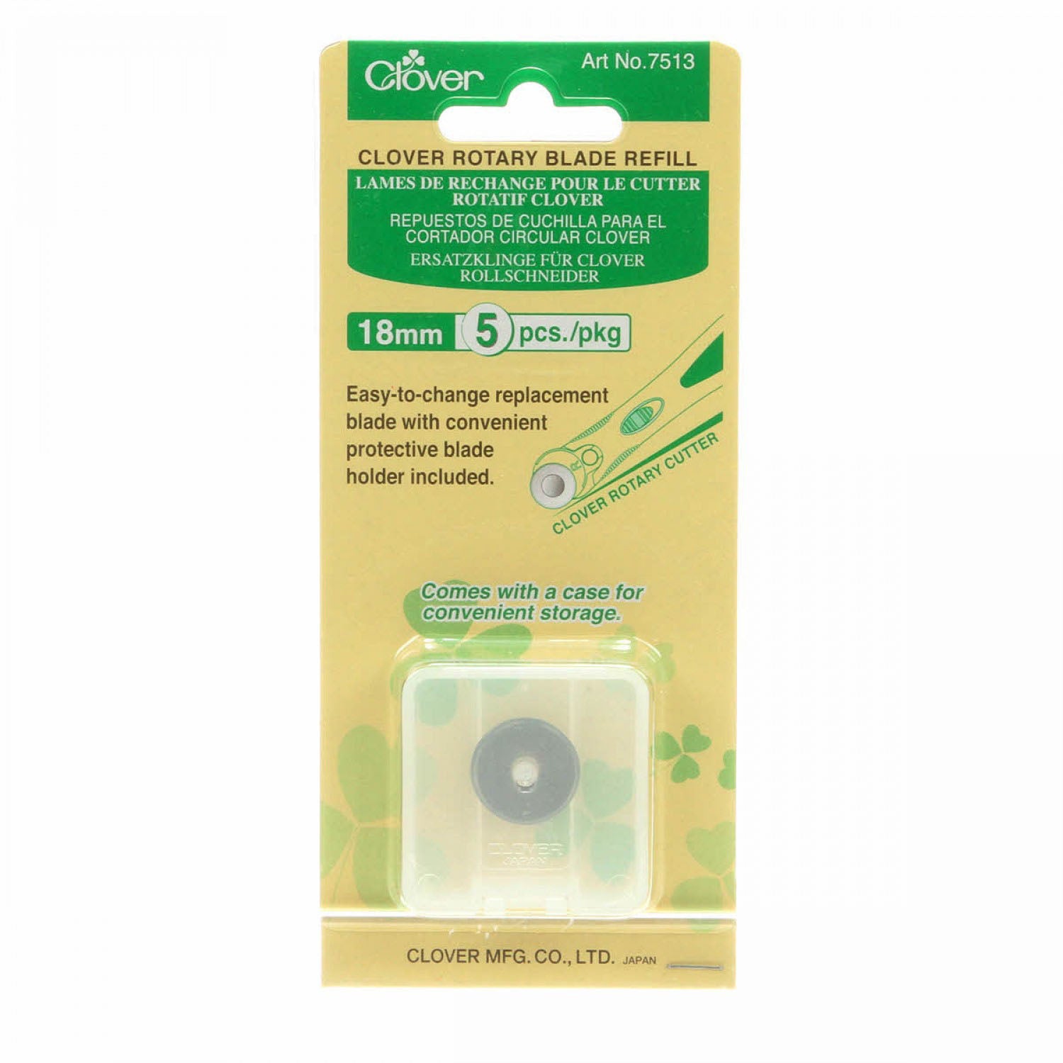 Clover 18mm Replacement Blade, 5/Pk