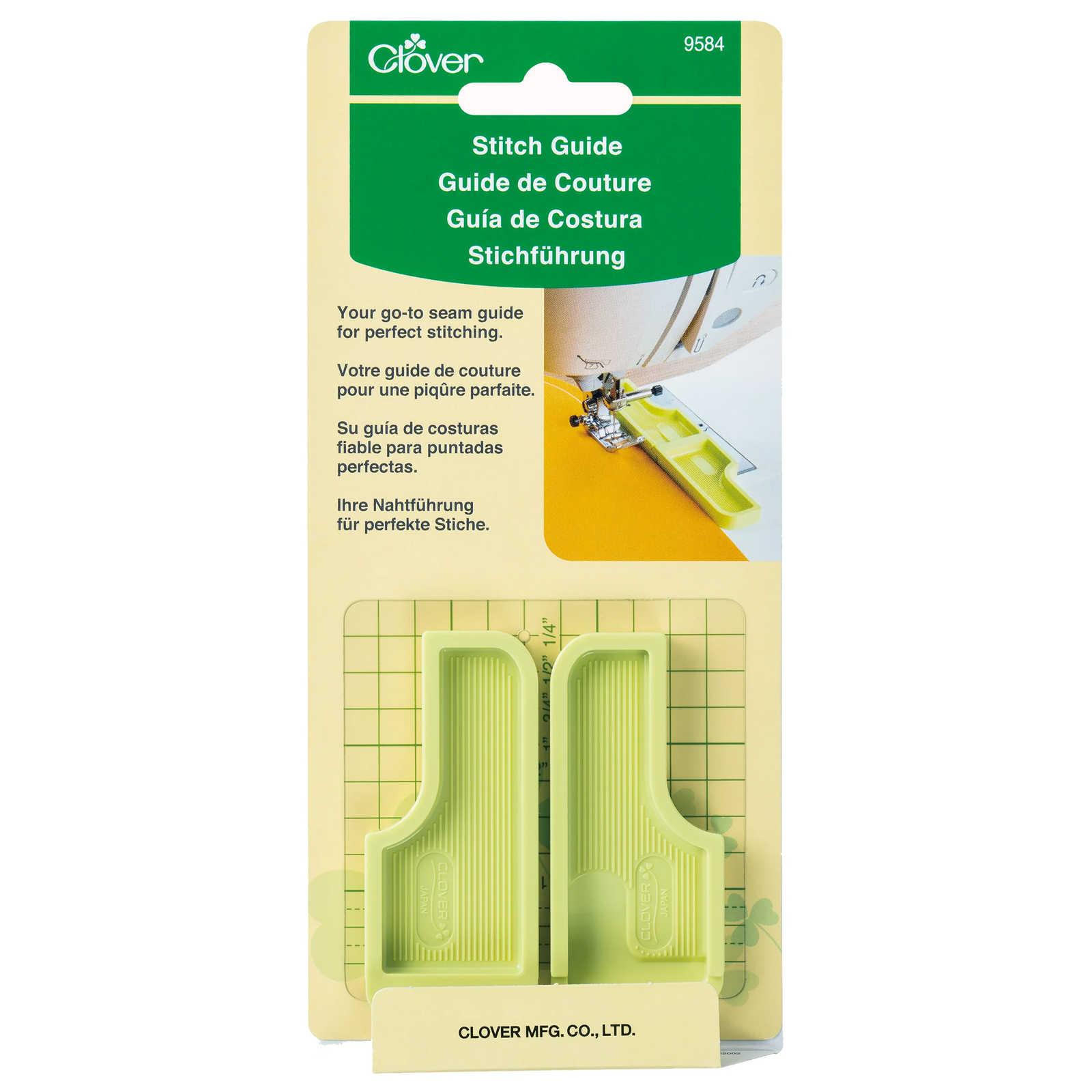 Clover 6-in-1 Stick 'N Stitch Guide