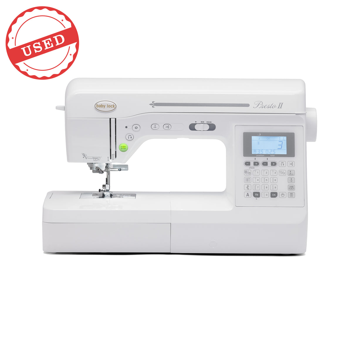 Used Baby Lock Presto II Sewing Machine