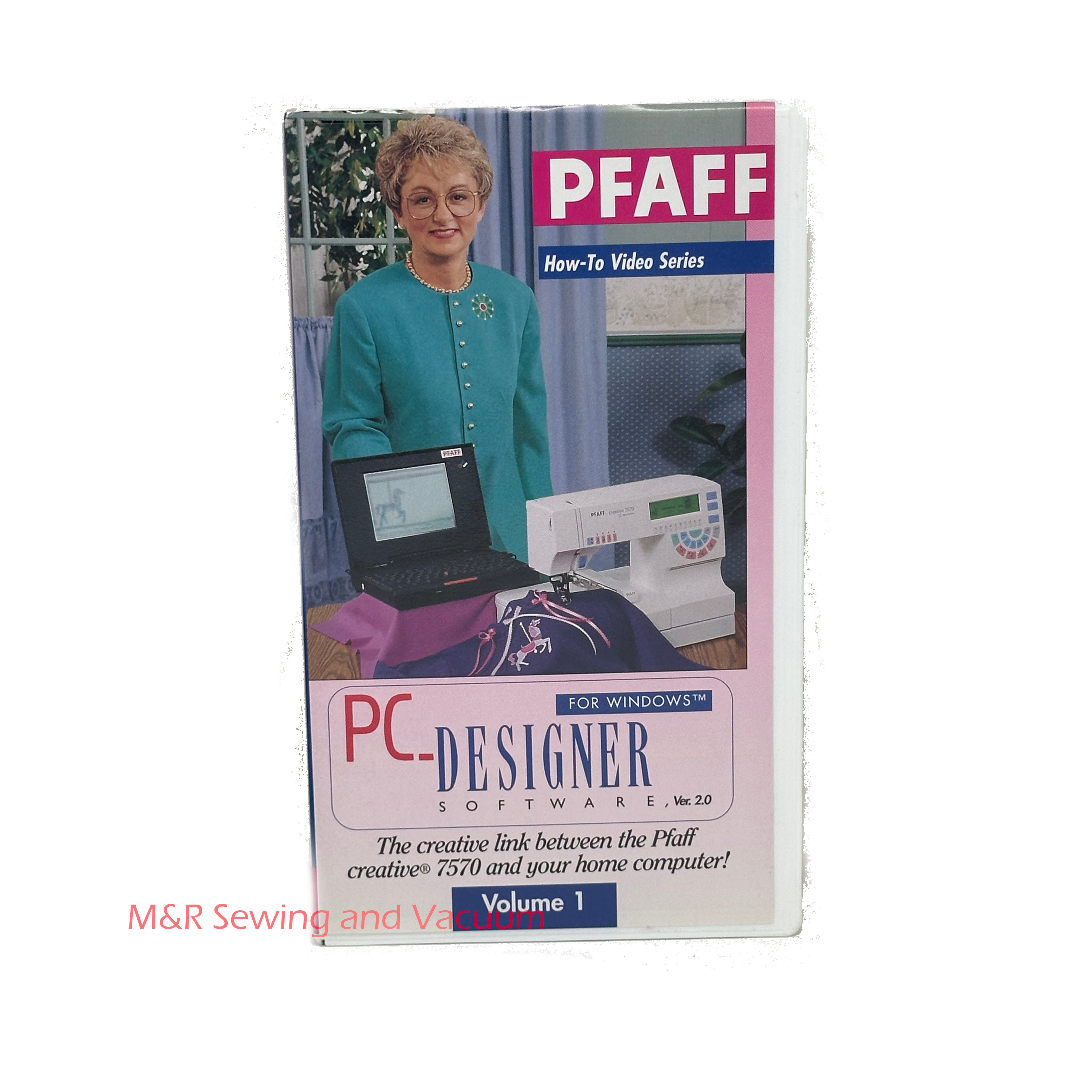 Pfaff PC-Designer Software How-To VHS Tape, Volume 1