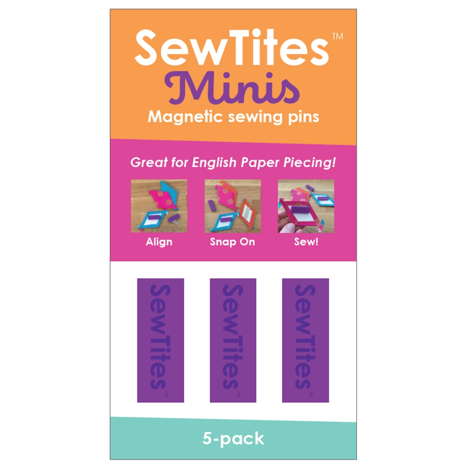 SewTites Mini Magnetic Pins, 5pk