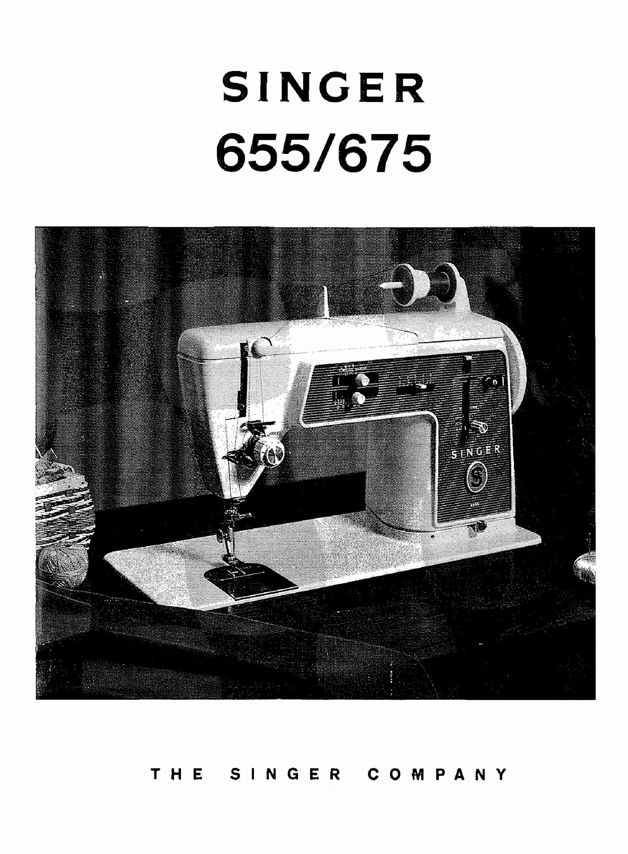 Singer 655 / 675 Instruction Manual