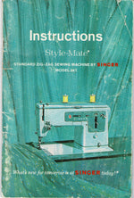 Singer Style-Mat 347 Instruction Manual