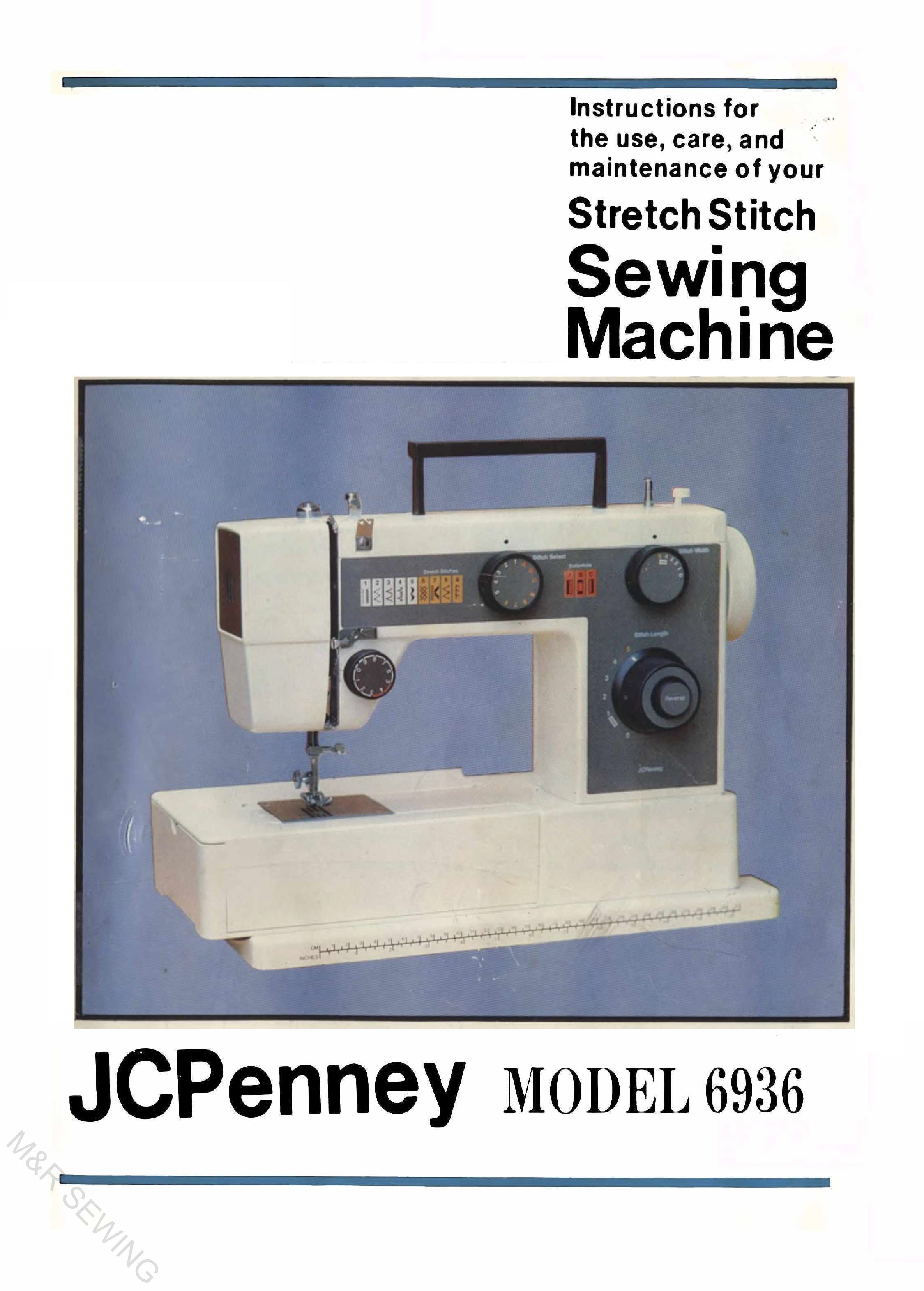 JC Penny Model 6936 Instruction Manual