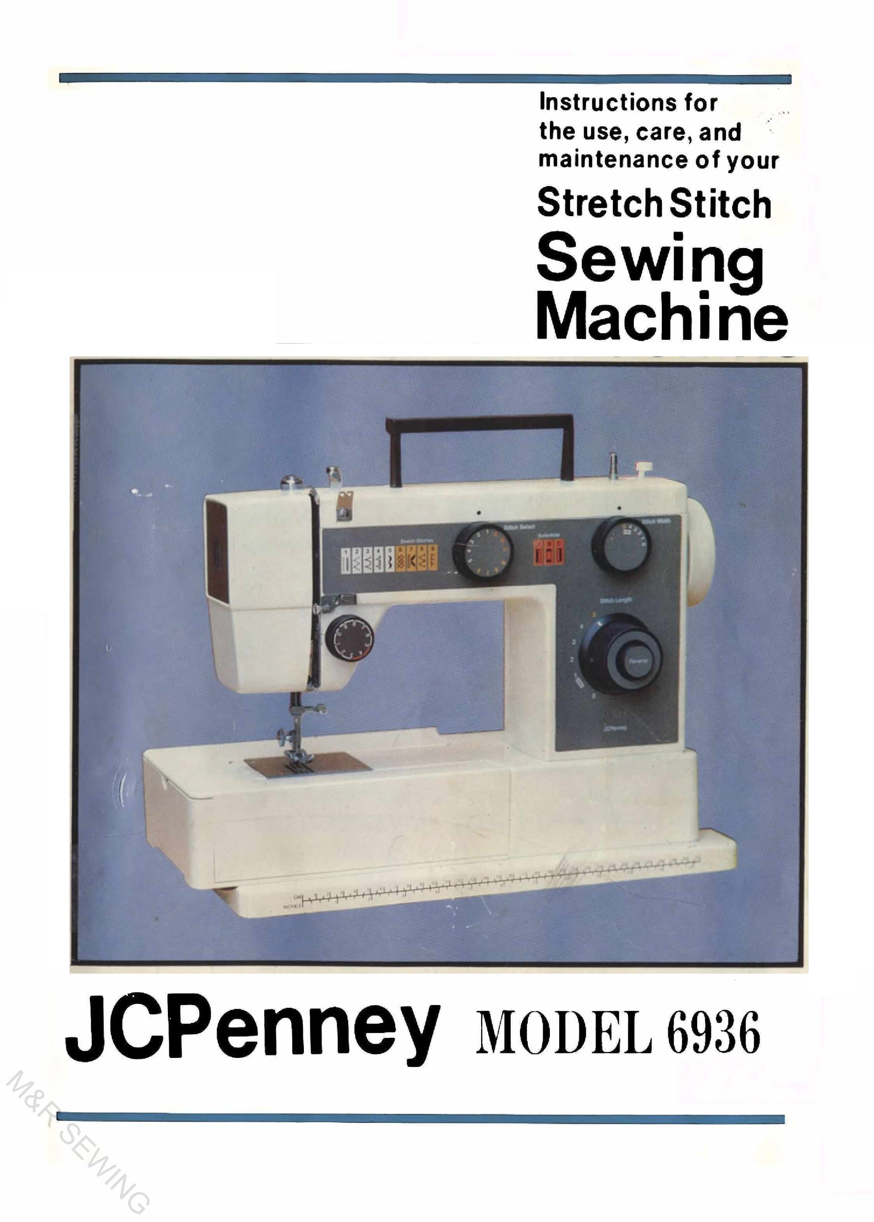 JC Penny Model 6936 Instruction Manual