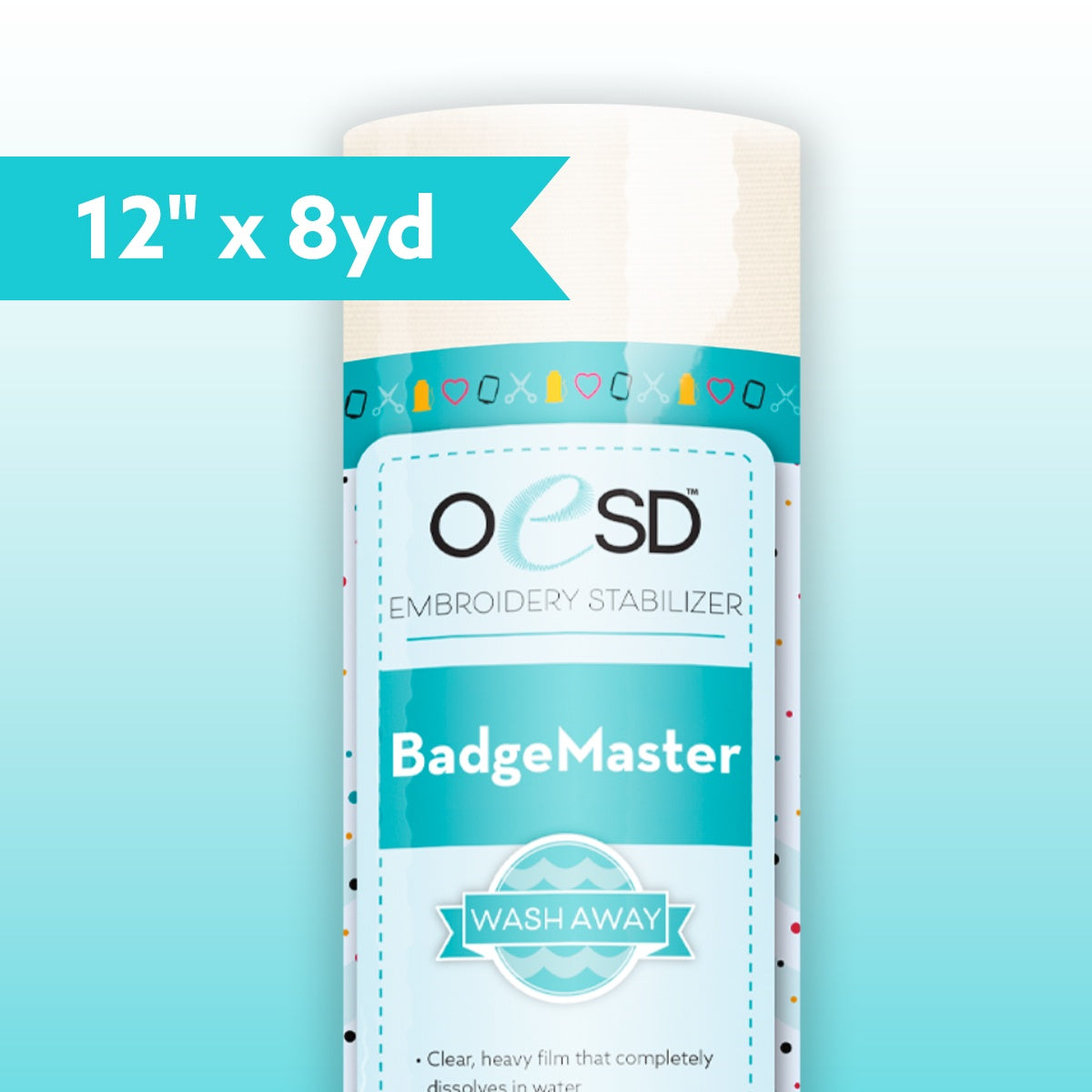 OESD Badgemaster Aquafilm - 12in x 8yd