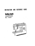 Baby Lock BL1550 Instruction Manual