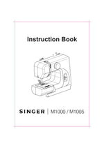 Singer M1000/M10005 Instruction Manual