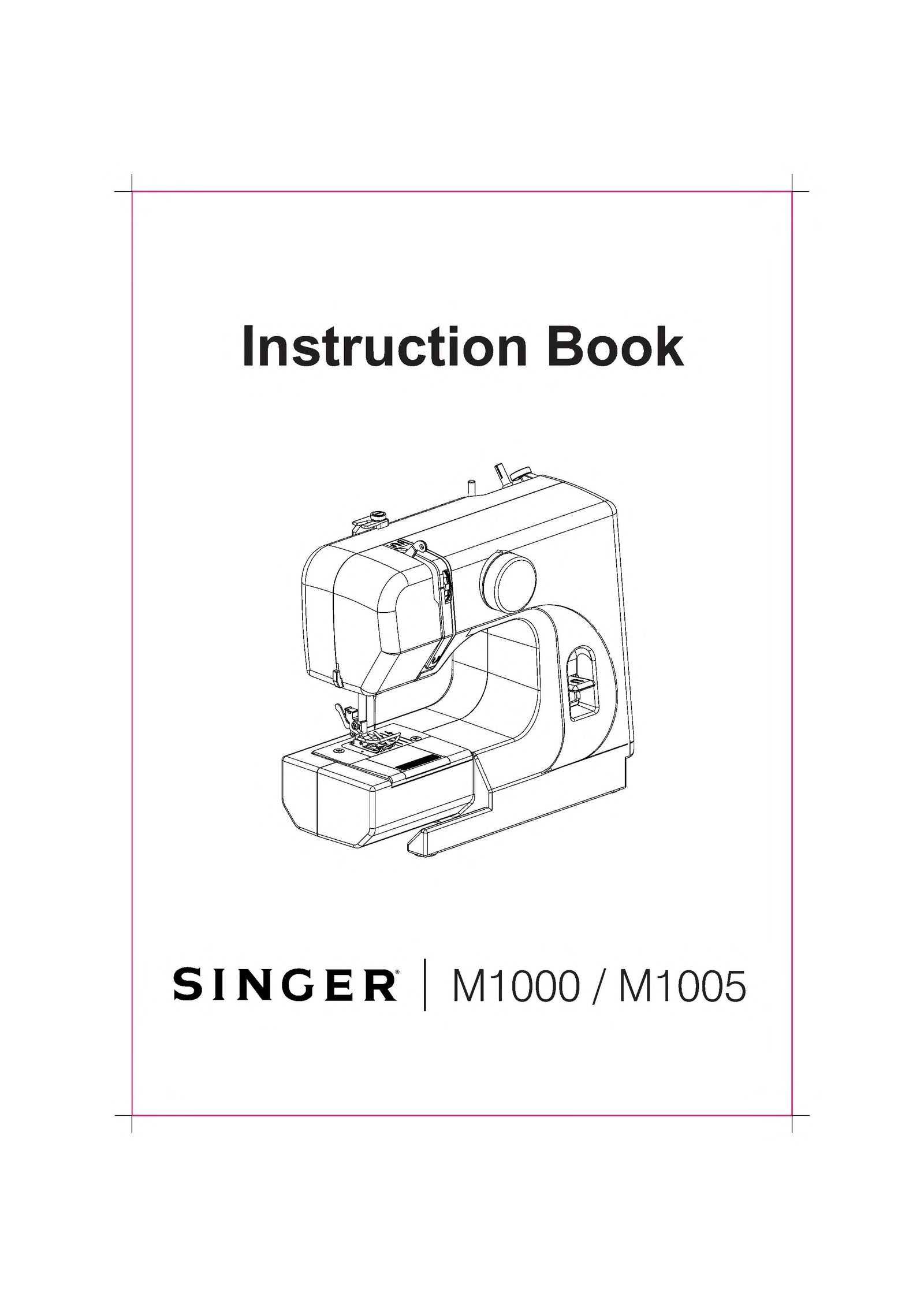 Singer M1000/M10005 Instruction Manual