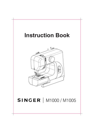 Singer M1000/M10005 Instruction Manual