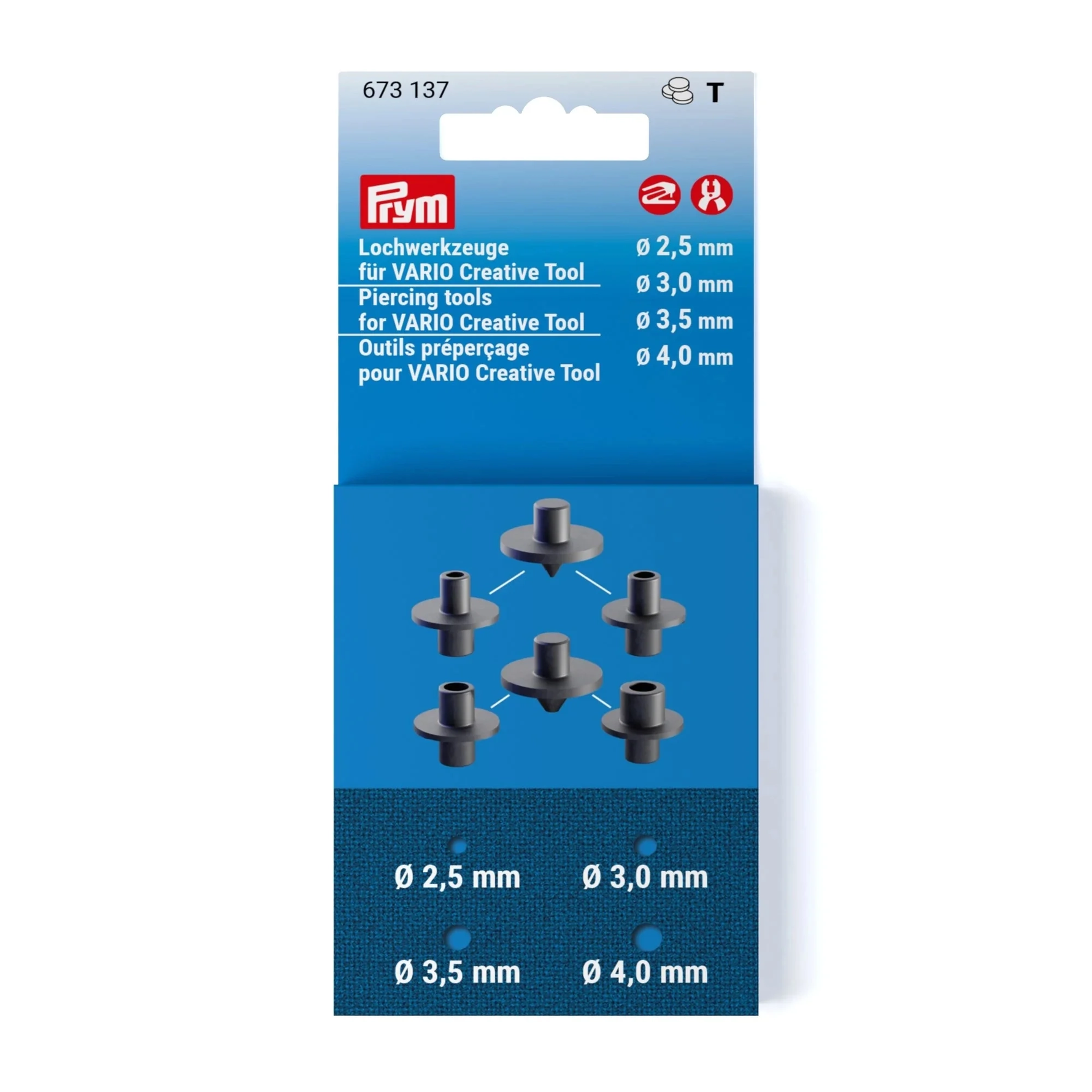 Piercing tools for VARIO Creat. 2.5-4mm