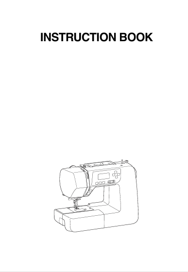 Instruction Manual, Janome 3160