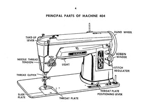 Singer Slant Needle Model 404 Instruction Manual