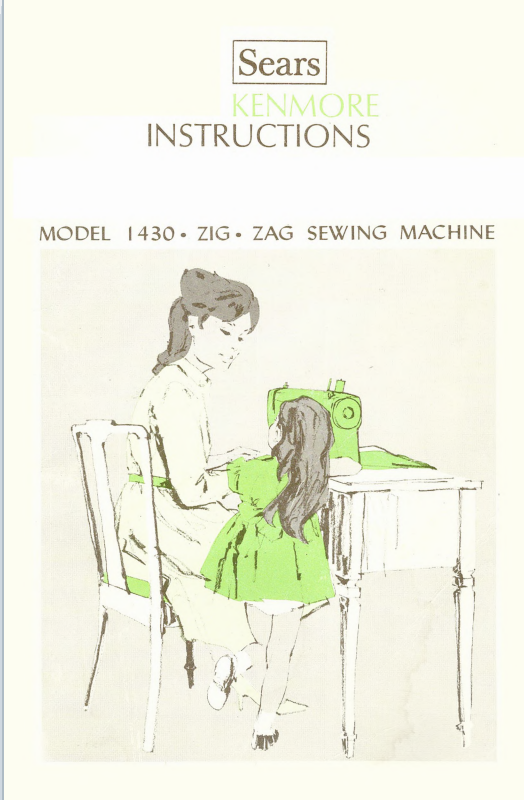 Kenmore 1430 Instruction Manual