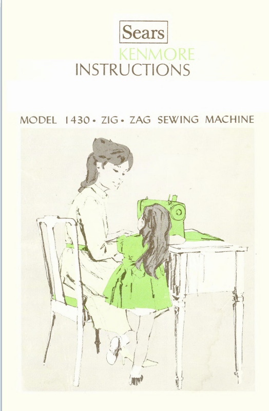 Instruction Manual, Kenmore 1430