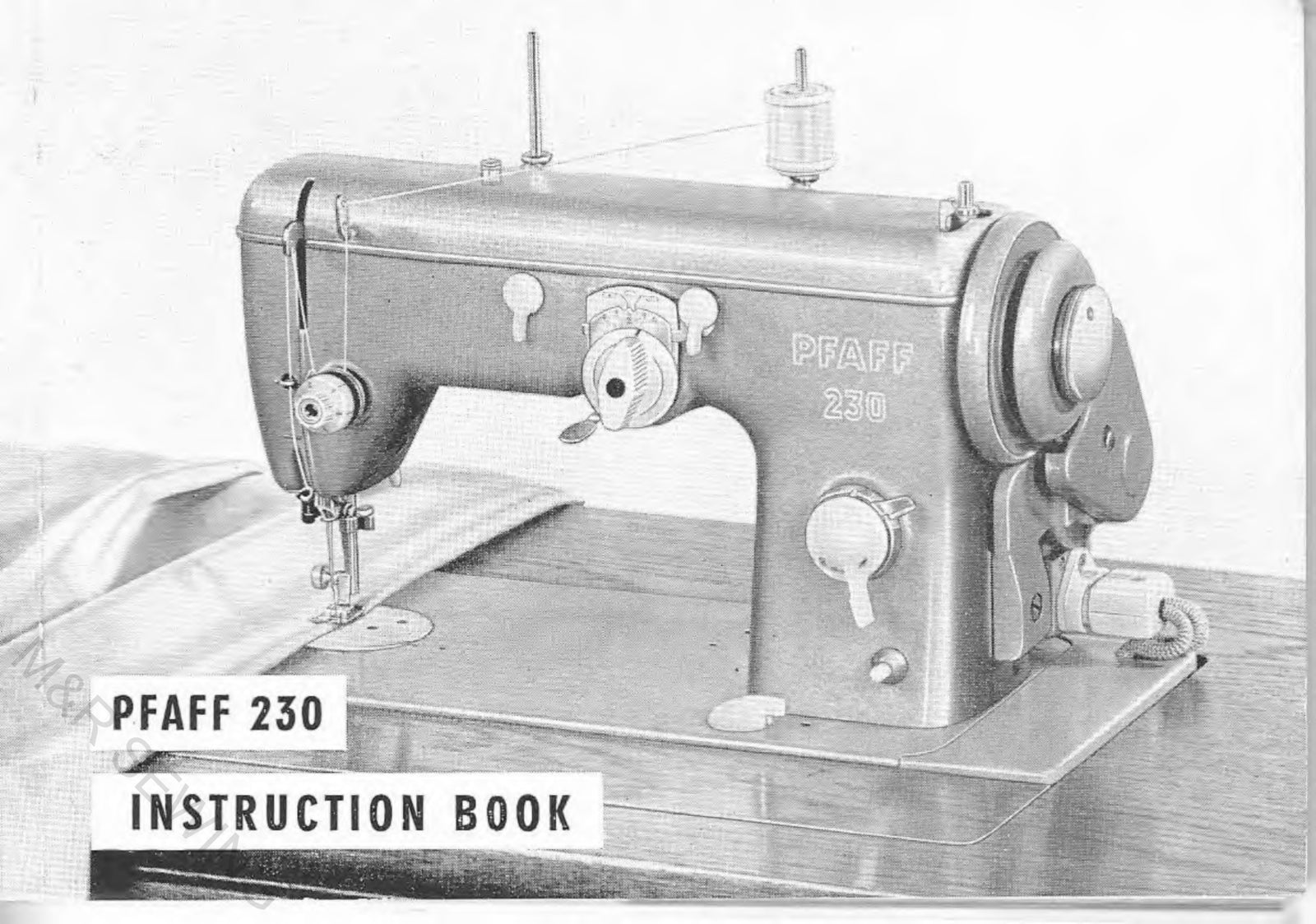 Pfaff 230-B Instruction Manual