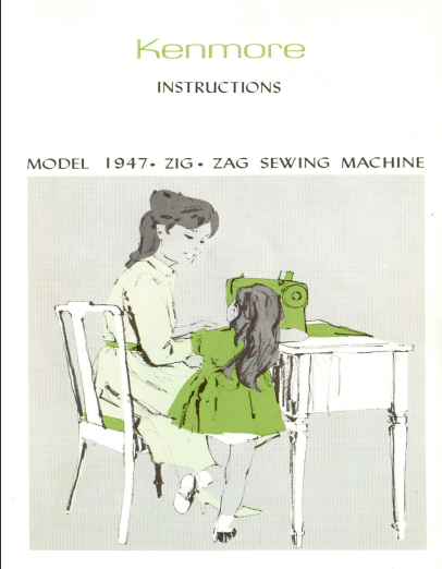 Instruction Manual, Kenmore 1947