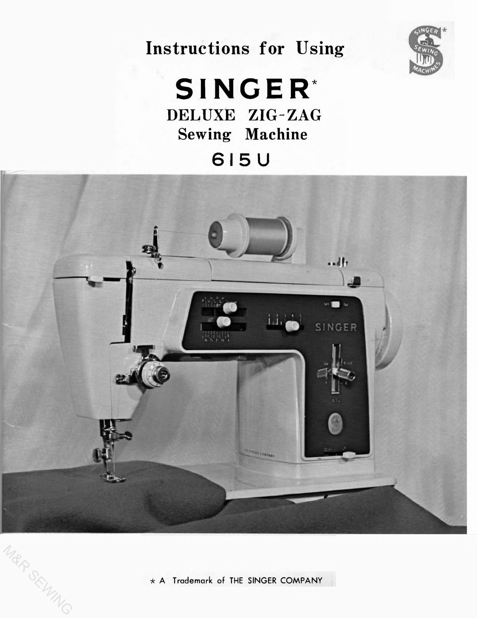 Singer 615U Instruction Manual