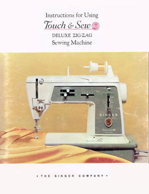 Singer Touch & Sew 600E Instruction Manual