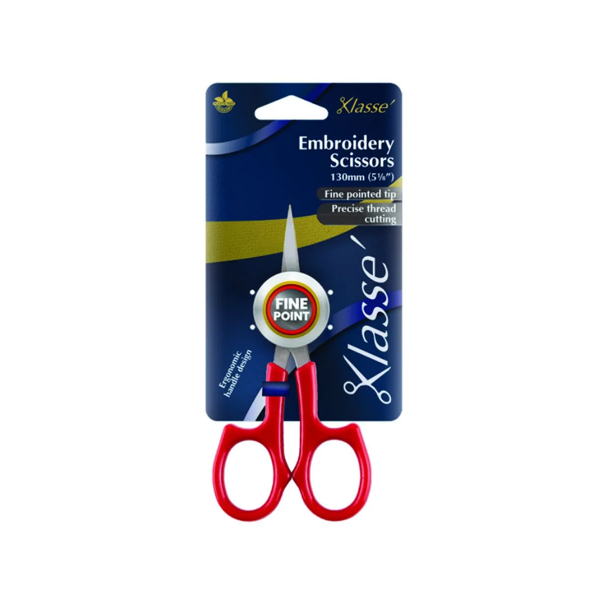 Klasse Pro 5 1/8in Fine Point Embroidery Scissors