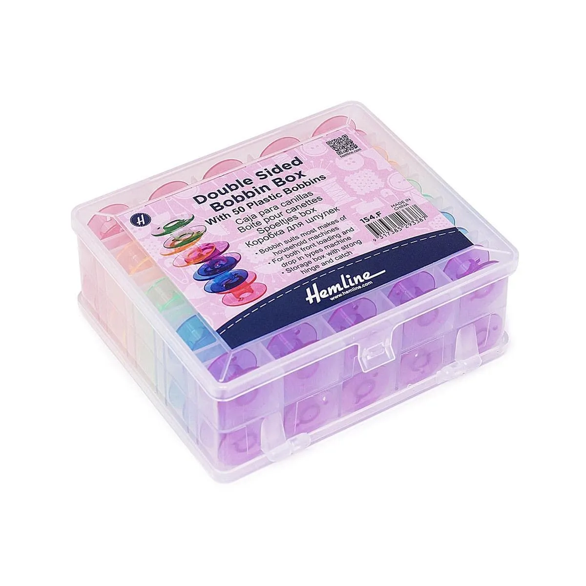 Double Sided Bobbin Box w/ Bobbins