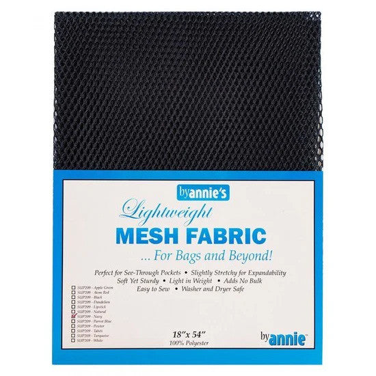 Lightweight Mesh Fabric - Navy