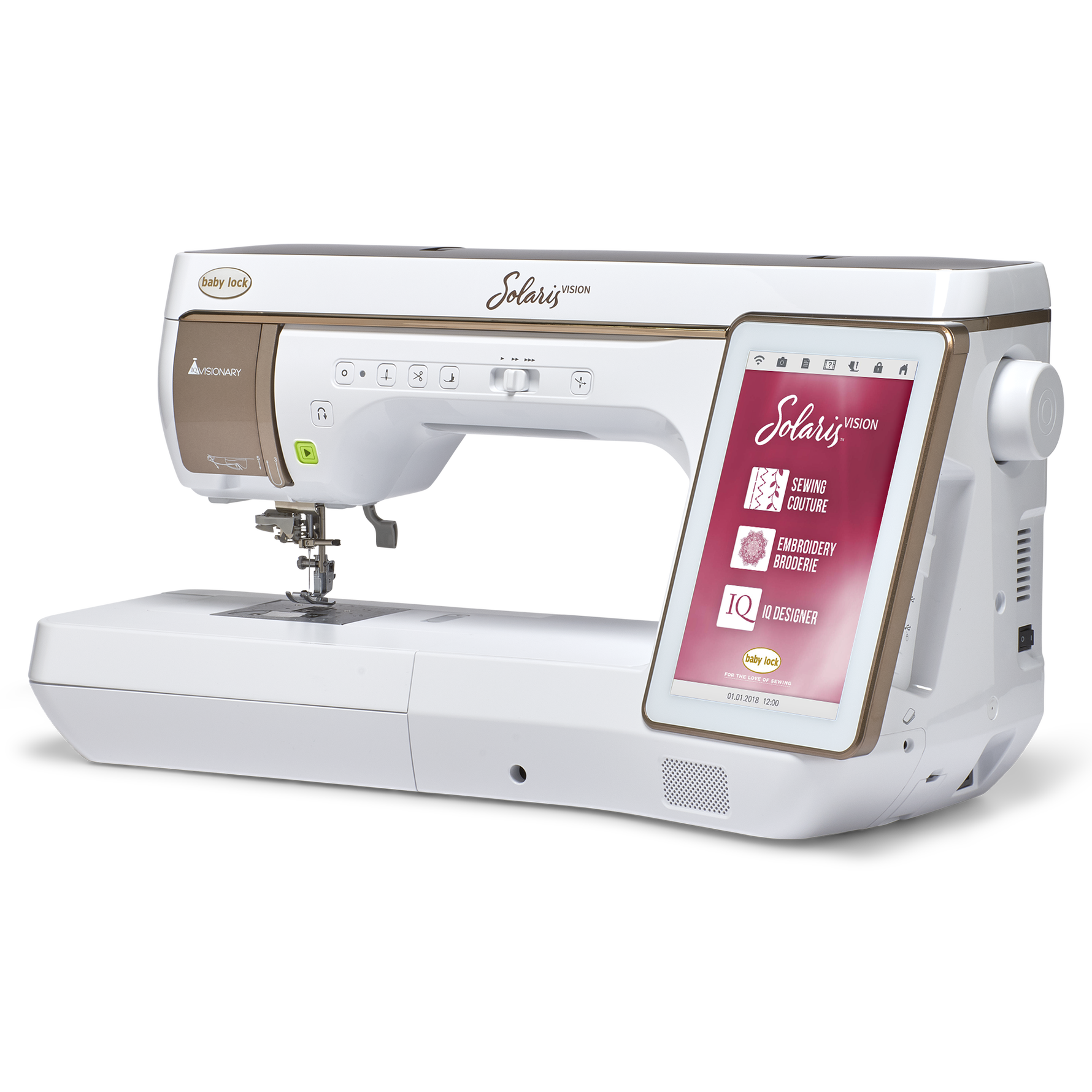 (A) Baby Lock Solaris Vision Embroidery and Sewing Machine