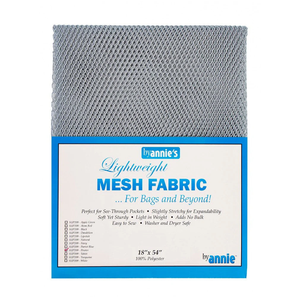 Lightweight Mesh Fabric - Pewter