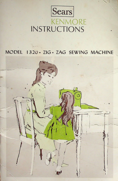 Instruction Manual, Kenmore 1320