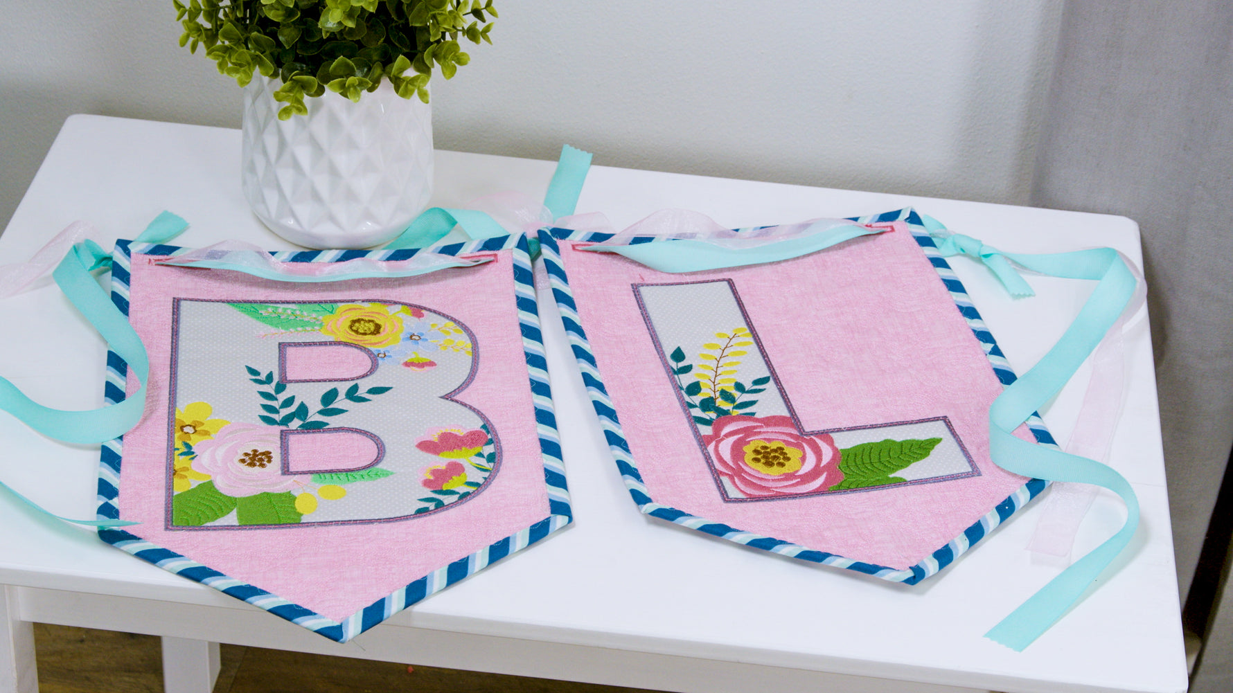 Baby Lock Floral Alphabet Embroidery Design Suite Collection