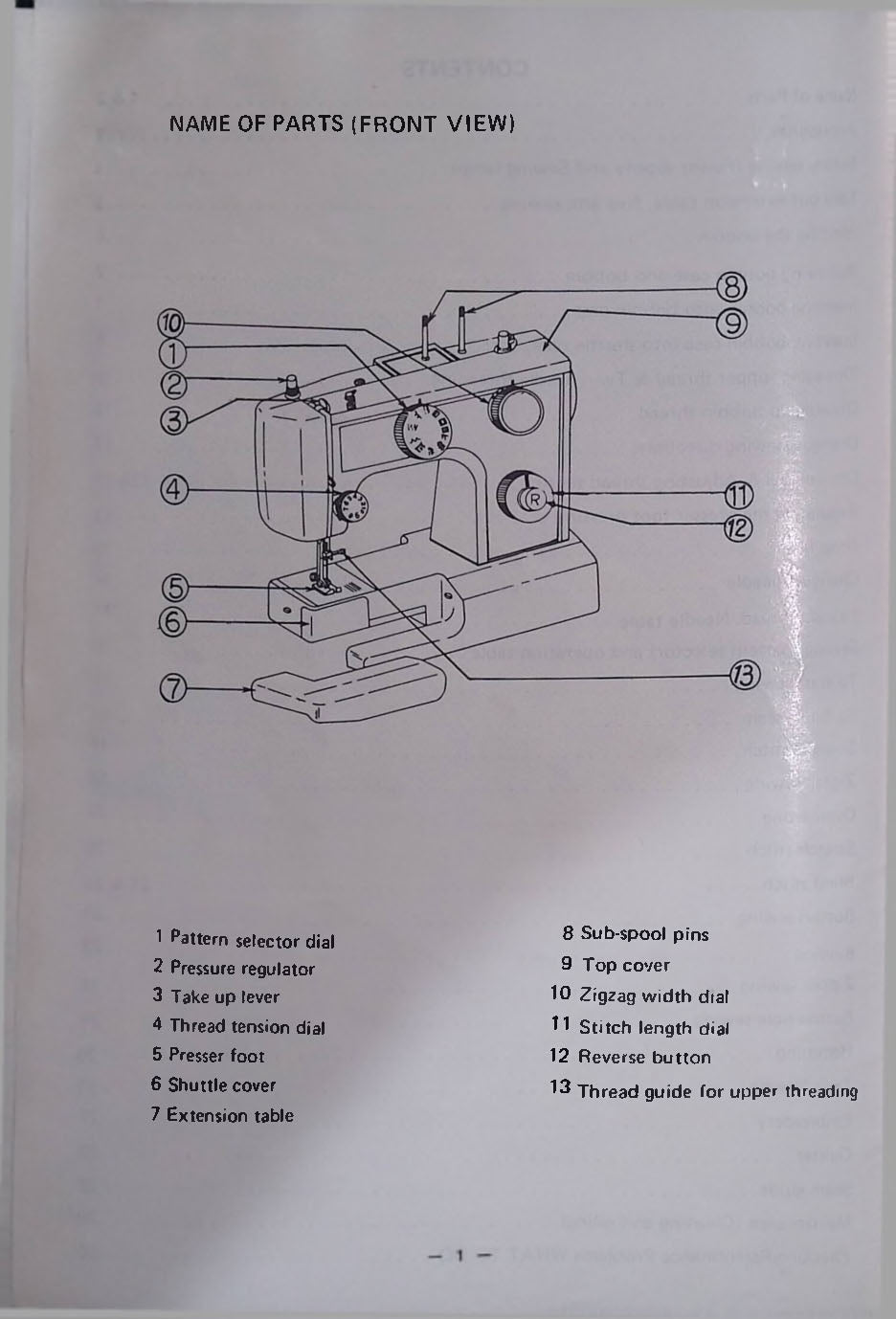 White 1750 Jeans Machine Instruction Manual