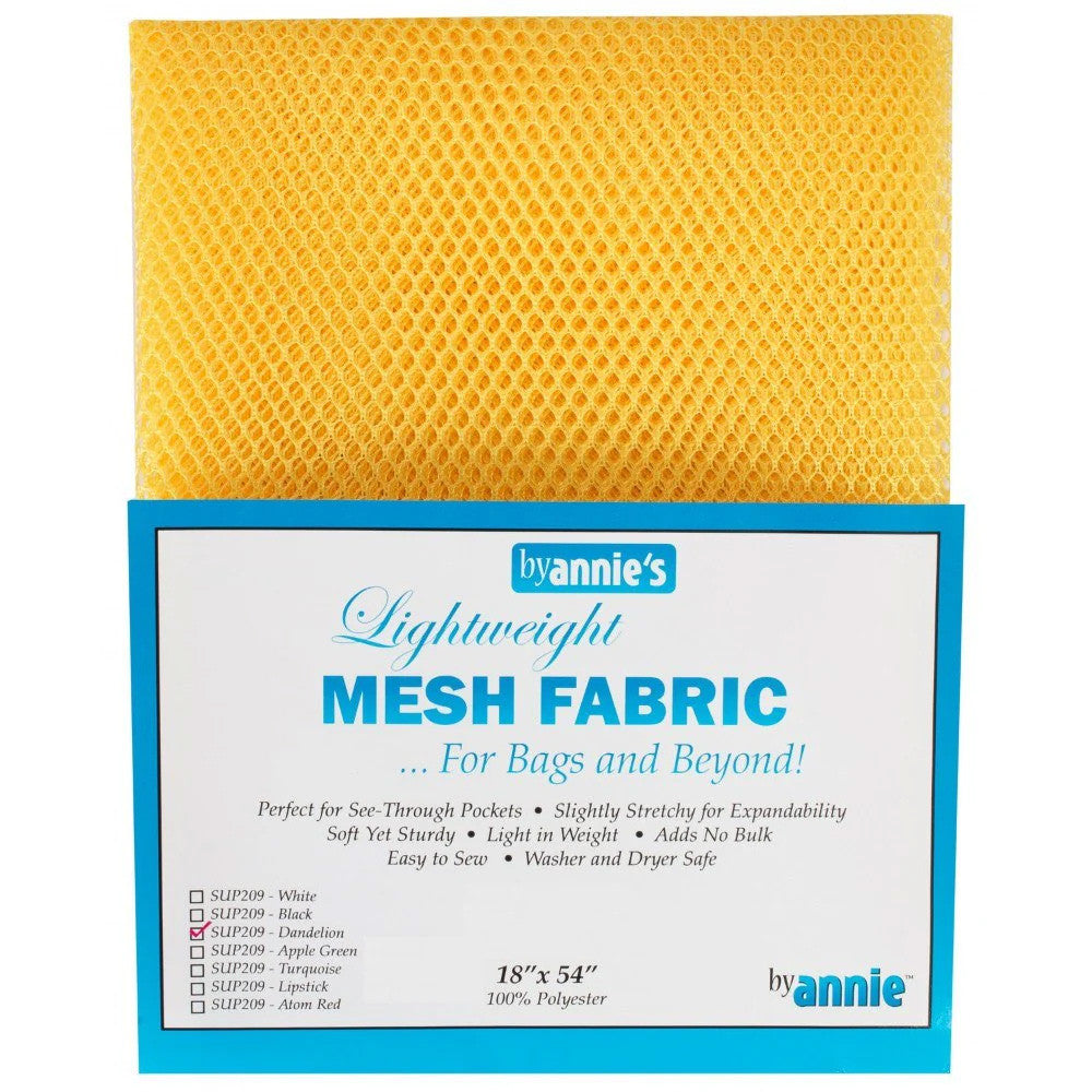 Lightweight Mesh Fabric - Dandelion
