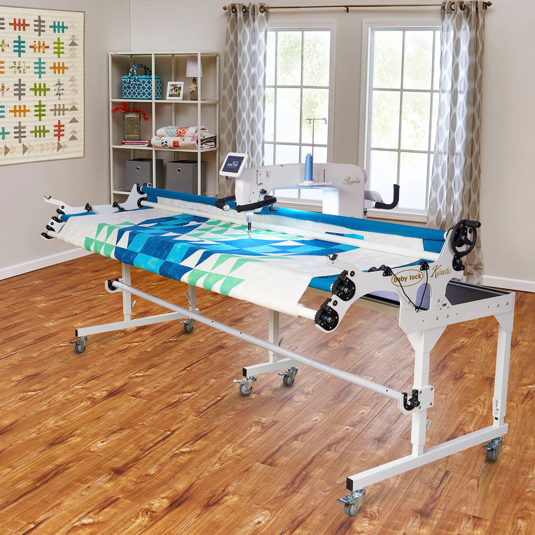 Baby Lock Regalia Longarm with Kinetic Frame