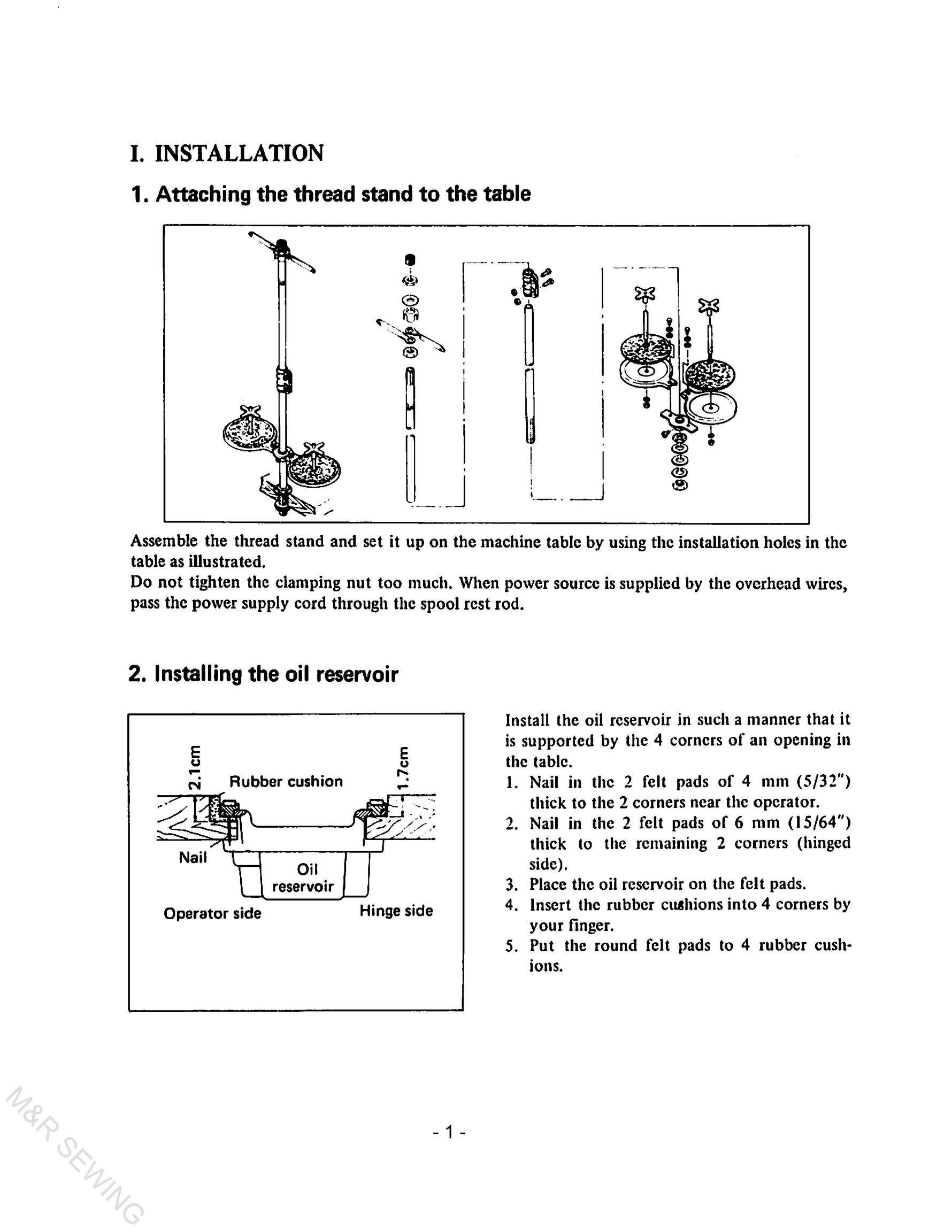 Juki DDL-555-4 Instruction Manual