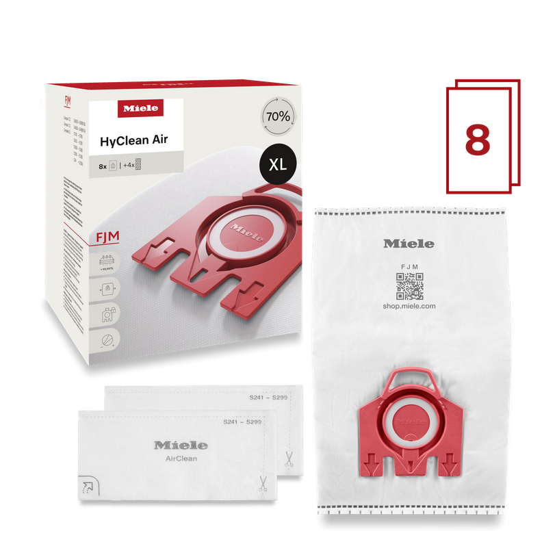 FJM HyClean Air Replacement Bags - 8/pk